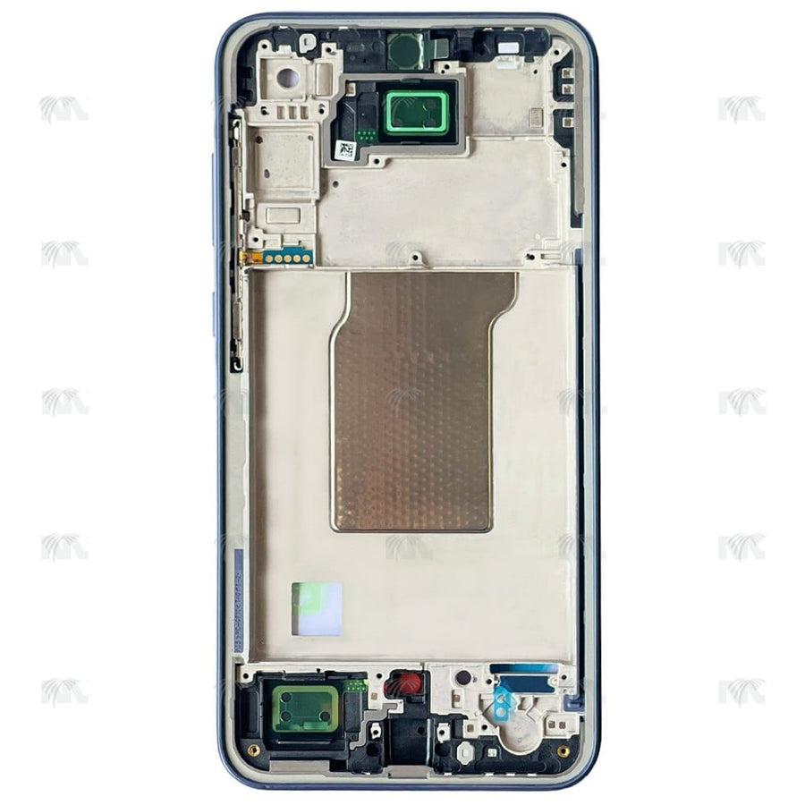 Cadre central bleu marine OEM pour Samsung Galaxy A35 A356B