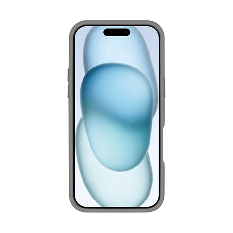 Étui Rixus Classic 03 avec MagSafe pour Apple iPhone 16 Pro Max gris titane