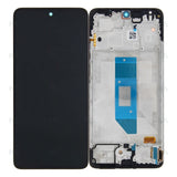 Chassis + Ecran Officiel Service Pack + Vitre pour Xiaomi Redmi Note 14 4G (24117RN76G) - Noir