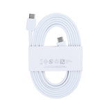 Câble de données USB-C vers USB-C 180 cm blanc Boîte de vente au détail