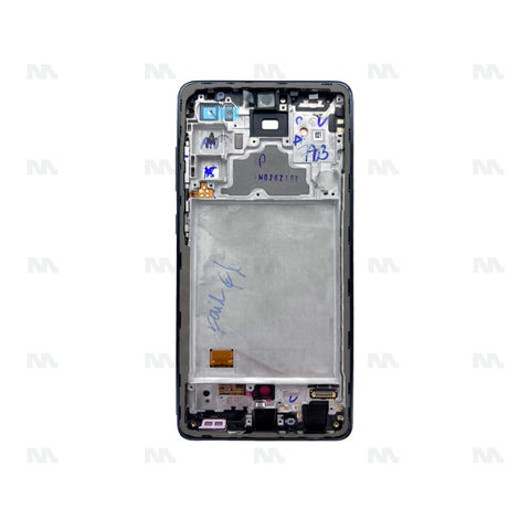 Chassis + Ecran Officiel Service Pack + Vitre pour Samsung Galaxy A72 A725F - Awesome Black