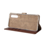 Rixus Bookcase pour Samsung Galaxy A50 Marron