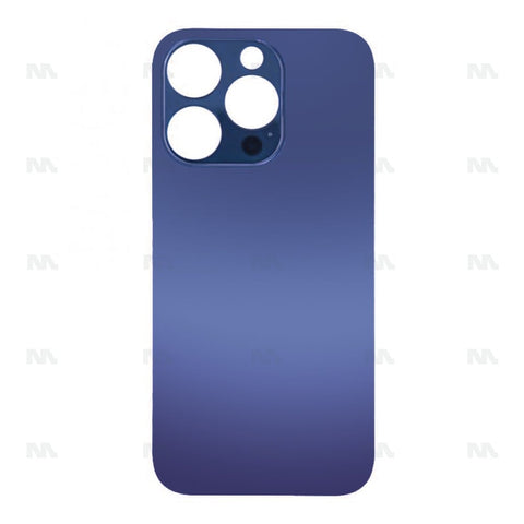 Vitre Arrière sans NFC pour Apple iPhone 14 Pro, cadre d'appareil photo agrandi Violet foncé Compatible