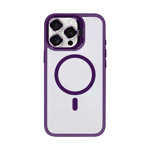 Étui Rixus Classic 03 avec MagSafe pour Apple iPhone 15 Pro Deep Purple