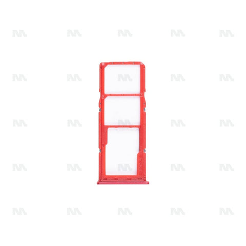 Support pour carte SIM rouge OEM pour Samsung Galaxy A12 Nacho A127F