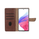 Rixus Bookcase pour Samsung Galaxy A33 5G Marron