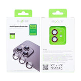 Verre trempé Rixus Metal Shield pour Apple iPhone 12, 12 Mini Rouge