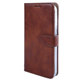 Rixus Bookcase pour Apple iPhone 14 Pro Max Marron