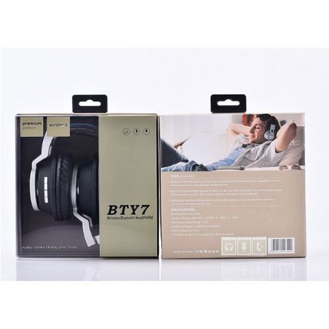Casque sans fil Bluetooth BTY7