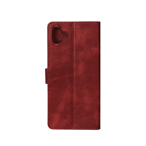 Etui livre pour Samsung Galaxy A06 – Rouge foncé