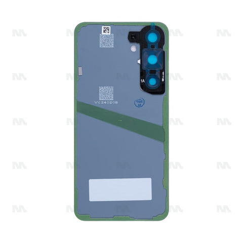 Vitre arrière pour Samsung Galaxy S24 S921B avec lentille, couleur orange grès, OEM