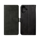 Rixus Bookcase pour Apple iPhone 16 Plus Noir