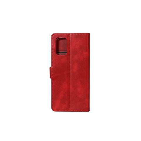 Rixus Bookcase pour Apple iPhone 5, 5S Rouge foncé