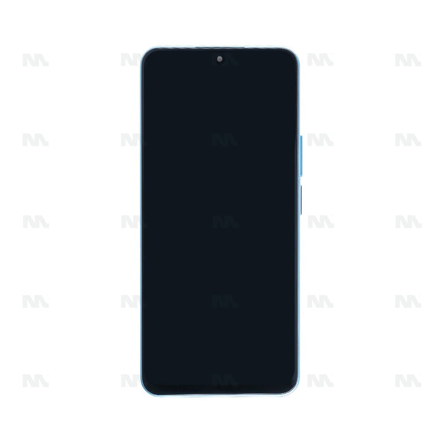 Chassis + Ecran Original OEM + Vitre pour Honor X8a / 90 Lite Cyan Lake