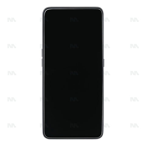 Chassis + Ecran Officiel Service Pack + Vitre pour Samsung Galaxy A80 A805F - Phantom Black