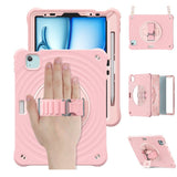 Étui antichoc Rixus RXTC08 pour Apple iPad Pro 11 pouces (2024) Rose cerisier en fleurs