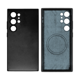 Coque de téléphone souple en TPU avec MagSafe pour Samsung Galaxy S24 Ultra Noir