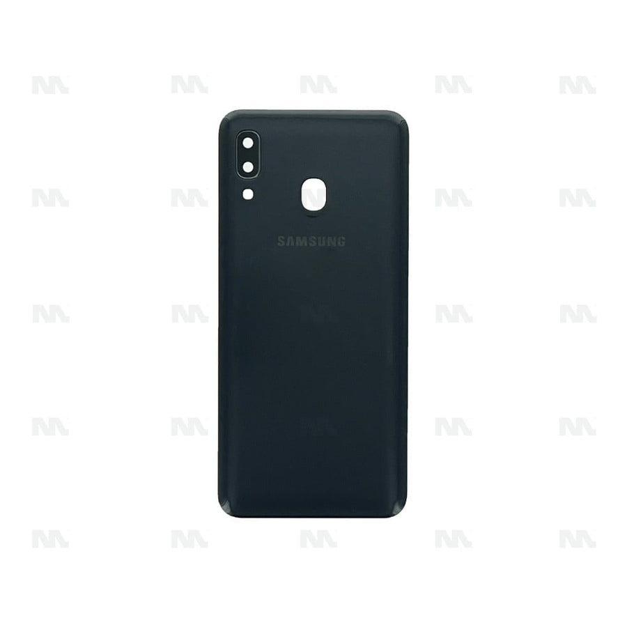 Vitre arrière pour Samsung Galaxy A30 A305F avec objectif noir OEM