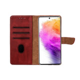 Bibliothèque Rixus pour Samsung Galaxy A56 Rouge foncé