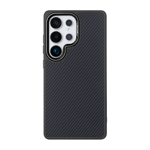 Coque Mag Carbon avec MagSafe pour Samsung Galaxy S25 Ultra – Titanium Black