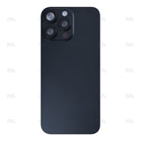 Vitre Arrière avec NFC, cadre d'appareil photo agrandi pour Apple iPhone 16 Pro - Titane noir reconditionné