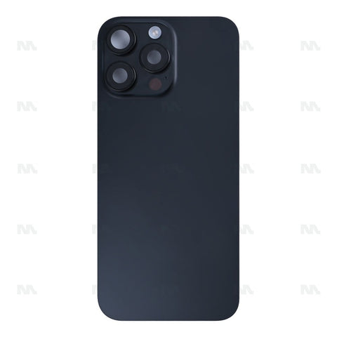 Vitre Arrière avec NFC, cadre d'appareil photo agrandi pour Apple iPhone 16 Pro - Titane noir reconditionné