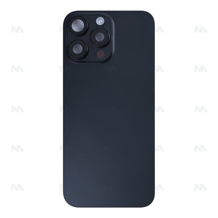 Vitre Arrière avec NFC, cadre d'appareil photo agrandi pour Apple iPhone 16 Pro - Titane noir reconditionné