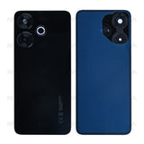 Vitre arrière pour Xiaomi Redmi 13 4G avec objectif, noir nuit, OEM