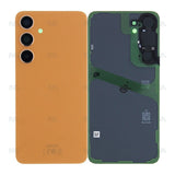 Vitre arrière pour Samsung Galaxy S24 Plus S926B avec objectif Orange grès Original