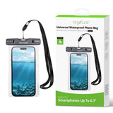 Sac étanche en éponge pour téléphone portable Rixus RXBG17 - Noir