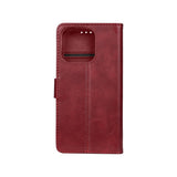 Rixus Bookcase pour Apple iPhone 16 Pro Rouge foncé