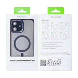 Étui Rixus Classic 04 avec MagSafe pour Apple iPhone 12 violet
