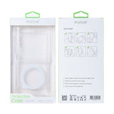Étui anti-éclatement Rixus avec MagSafe pour Samsung Galaxy Z Flip6 transparent