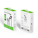 Écouteurs intra-auriculaires stéréo filaires Lightning Rixus RXHD27L, noir