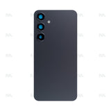 Vitre arrière pour Samsung Galaxy S24 S921B avec objectif, noir onyx, OEM
