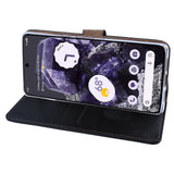 Rixus Bookcase pour Google Pixel 8 Noir
