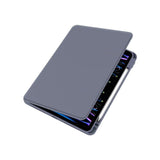 Étui de protection en cuir PU pour iPad Air 13 (2024) Lavande