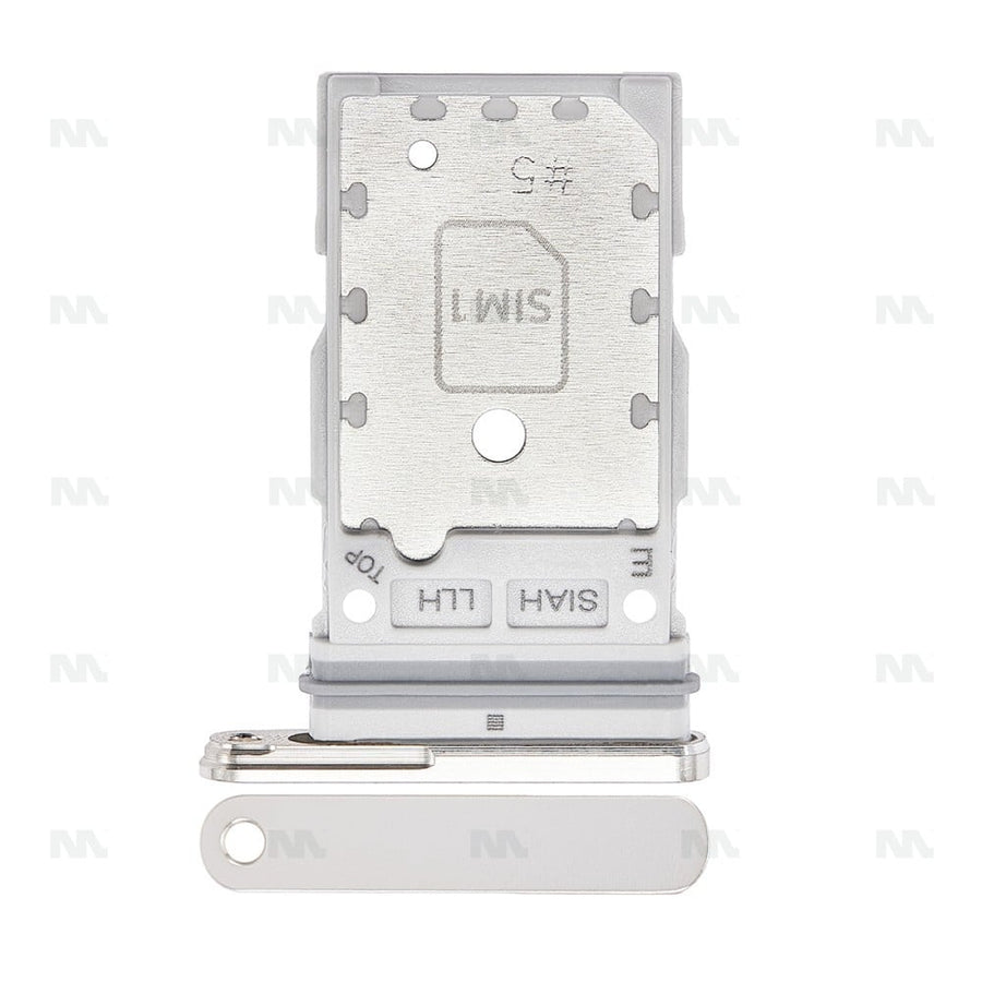 Support pour carte SIM pour Samsung Galaxy S23 Ultra S918B – Crème – OEM