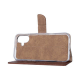 Rixus Bookcase pour Apple iPhone 16 Marron