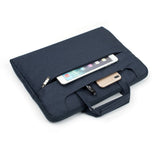 Housse pour ordinateur portable avec bandoulière 11, 12 pouces Bleu marine
