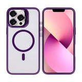 Étui Rixus Classic 03 avec MagSafe pour Apple iPhone 12, 12 Pro violet foncé