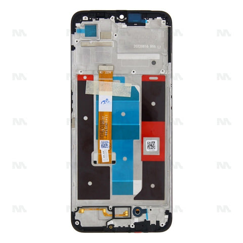 Chassis + Ecran Original OEM + Vitre pour Realme C35 (RMX3511) / Narzo 50A Prime (RMX3430) - Noir
