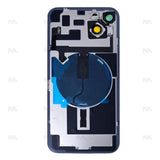 Vitre Arrière avec NFC pour Apple iPhone 14 Plus, agrandir le cadre de l'appareil photo Violet Compatible
