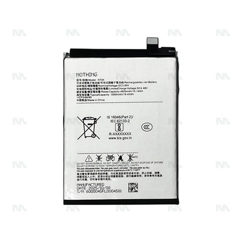Batterie Nothing Phone 2a, 2a Plus, 3a, CMF Phone 2Pro (NT04) - OEM
