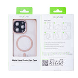 Étui Rixus Classic 04 avec MagSafe pour Apple iPhone 14 Pro rose