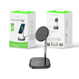 Support de recharge magnétique sans fil Rixus RXWC55 15 W noir