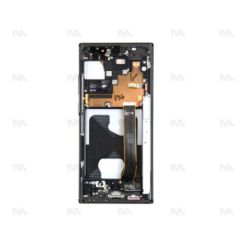 Chassis + Ecran Officiel Service Pack + Vitre pour Samsung Galaxy Note 20 Ultra N985F / Ultra 5G N986B - Mystic Black