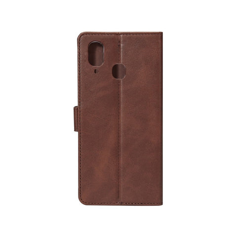 Rixus Bookcase pour Samsung Galaxy A20e Marron
