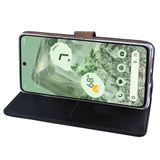 Etui de protection Rixus Bookcase pour Google Pixel 8A - Noir