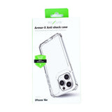 Étui antichoc Rixus Armor-X pour Apple iPhone 16e transparent